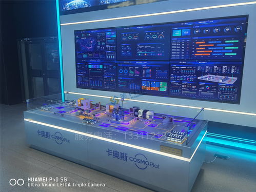 智能工廠沙盤 物聯網與智能制造模型的媒體化呈現